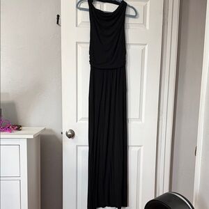The Limited Halter Black Maxi Dress